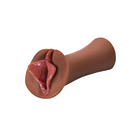 PDX Extreme Wet Pussies Luscious Lips Brown - Manual Stroker