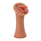 PDX Extreme Wet Pussies Luscious Lips Brown - Manual Stroker