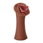 PDX Extreme Wet Pussies Luscious Lips Brown - Manual Stroker