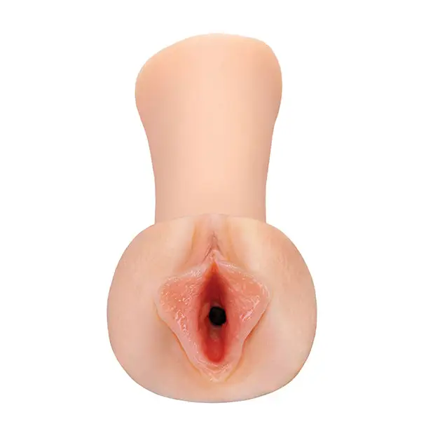 PDX Extreme Wet Pussies Luscious Lips Brown - Manual Stroker