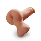 PDX Male Reach Around Anal Stroker and Realistic Cock Beige - Manual Stroker