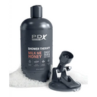 PDX Plus Shower Therapy Milk Me Honey - Manual Stroker