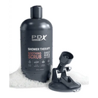 PDX Plus Shower Therapy Soothing Scrub - Manual Stroker