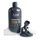 PDX Plus Shower Therapy Soothing Scrub - Manual Stroker