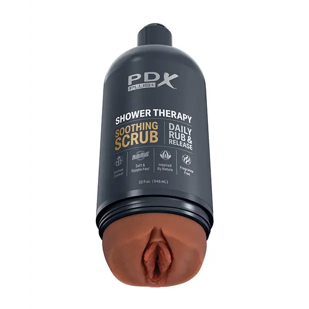 PDX Plus Shower Therapy Soothing Scrub - Manual Stroker