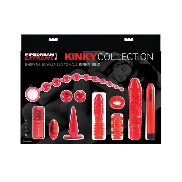 PDX Toyz Collection 9-Piece Set Red - Anal Kit