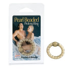 CalExotics Sextoys for Couples Pearl Bead Prolong Ring at the Haus of Shag