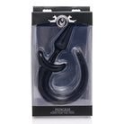 Pedigree Puppy Play Tail Plug - Black Curved Silicone Anal Plug Shaped Like a Dog’s Tail