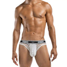 Male Power Thong White / Large/ Xl Peep Show Lo Rise Thong at the Haus of Shag