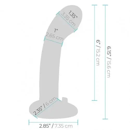 Pegasus 6’ rechargeable P-spot/G-spot peg with adjustable harness and remote dimensions