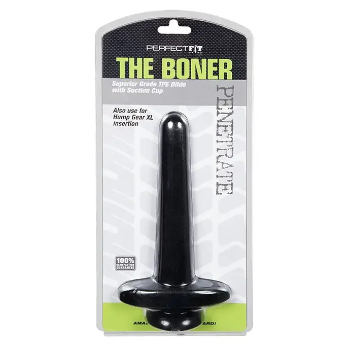 Perfect Fit The Boner Black - Realistic Dildo