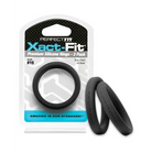 Perfect Fit Xact-fit #10 2 Pk Black - 16 - Cock Ring