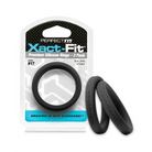 Perfect Fit Xact-fit #10 2 Pk Black - 17 - Cock Ring