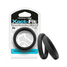 Perfect Fit Xact-fit #10 2 Pk Black - 18 - Cock Ring