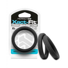 Perfect Fit Xact-fit #23 2 Pk Black - Cock Ring