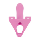 Pink plastic bottle opener with hole, paired with Perfect Fit Zoro Strap On W/case