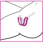 Frisky Frisky Petal Pusher Silicone Labia Spreader at the Haus of Shag