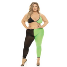 Pink Lipstick Block You Out Bra & Legging - Green / One Size Fits Most (Queen) - Two Piece Outfit