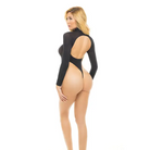 Pink Lipstick High Af Body Suit Black O/s - Bodysuit