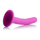 Strap U Plain Dildo Small Pink Silicone Strap-on Dildo at the Haus of Shag