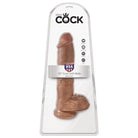 Pipdream King Cock 10’ Dildo with Balls - Realistic Adult Novelty Packaged for Retail Sale