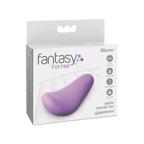 Pipedream Fantasy For Her Petite Arouse-Her Rechargeable Silicone Mini Vibrator Purple - Wearable Vibrator