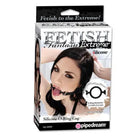 Pipedream Fetish Fantasy Extreme Adjustable Silicone O-Ring Gag Black - Ball Gag