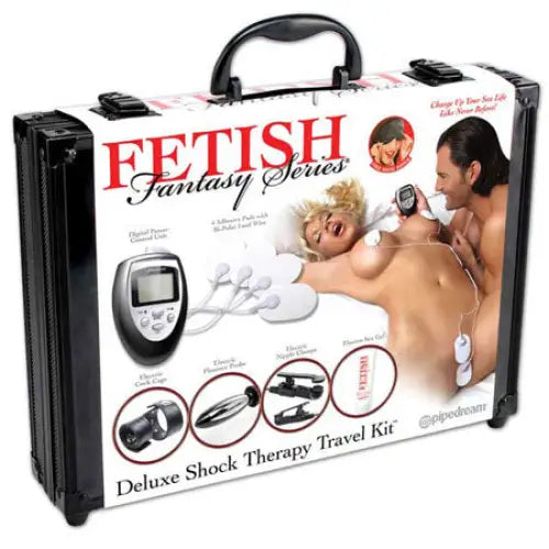 Pipedream Fetish Fantasy Series 9-Piece Deluxe Shock Therapy Travel Kit - Cock Ring