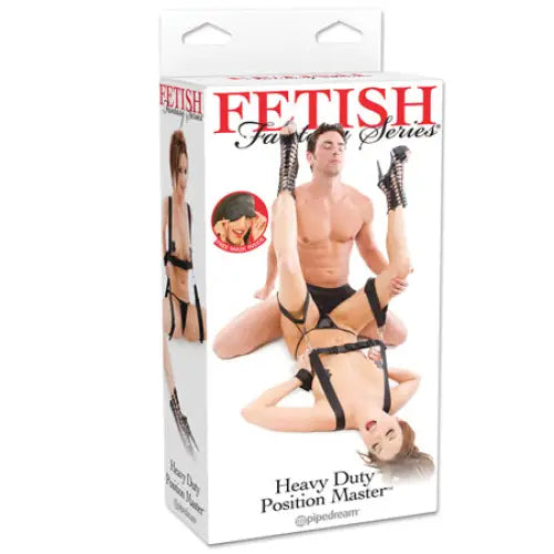 Pipedream Fetish Fantasy Series Adjustable Heavy Duty Position Master Black - Cuffs