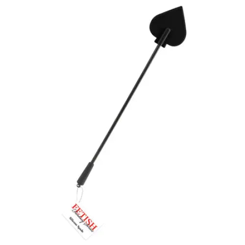 Pipedream Fetish Fantasy Series Silicone Spade Crop Black - Crops