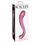 Pipedream Icicles No. 69 Curved Dual-Ended Glass Dildo Pink - Plain Dildo