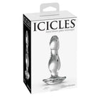 Pipedream Icicles No. 72 Glass Anal Plug - Clear - Butt Plug