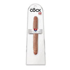 Pipedream King Cock 12 in. Slim Double Dildo Realistic Tan - Double Ended Dildo