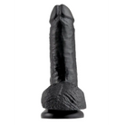 Pipedream King Cock 6 in. Cock With Balls Realistic Suction Cup Dildo Brown - Chocolate / 6’’ - Realistic Dildo