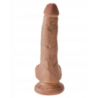 Pipedream King Cock 6 in. Cock With Balls Realistic Suction Cup Dildo Brown - Chocolate / 6’’ - Realistic Dildo