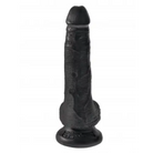 Pipedream King Cock 6 in. Cock With Balls Realistic Suction Cup Dildo Brown - Chocolate / 6’’ - Realistic Dildo