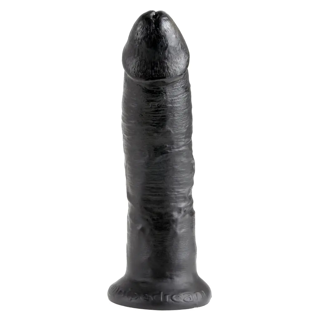 Pipedream King Cock 8 in. Cock Realistic Dildo With Suction Cup Black - Black / 8’’ - Realistic Dildo