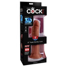 Pipedream King Cock Plus 8 in. Triple Density Cock Realistic Dildo With Suction Cup Brown - Realistic Dildo