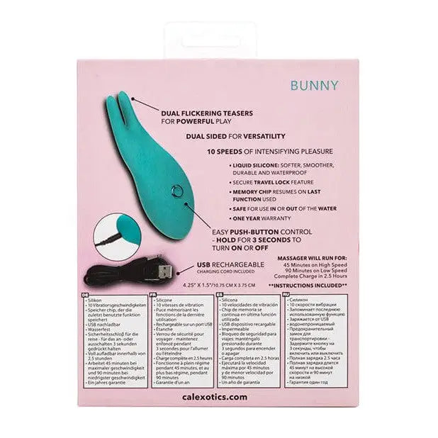 CalExotics Stimulators Pixies Bunny - Teal at the Haus of Shag