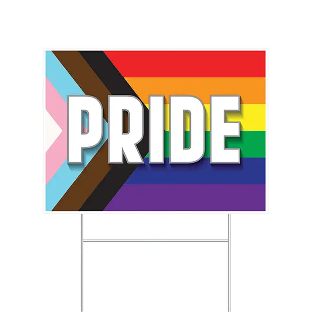 Plastic Pride Yard Sign - Party Supplies