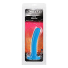 Doc Johnson Dildos Platinum Premium Silicone - The Slim Blue at the Haus of Shag