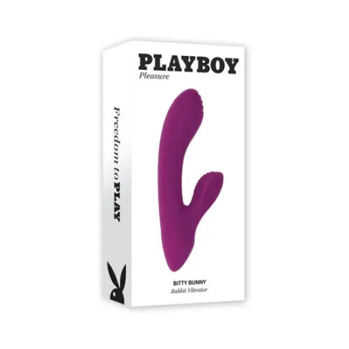 Playboy Bitty Bunny Rechargeable Silicone Mini Rabbit Vibrator Wild Star - Rabbit