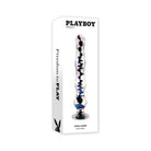 Playboy Jewels Wand Borosilicate Glass Iridescent - Realistic Dildo