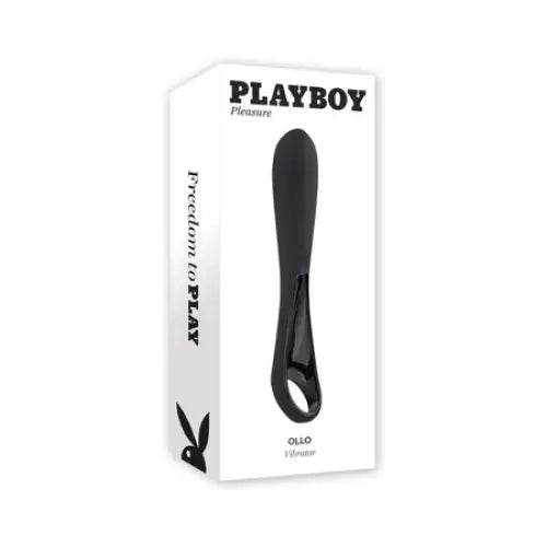 Playboy Ollo Rechargeable Silicone Vibrator with Ring Handle 2 AM - Finger Vibrator