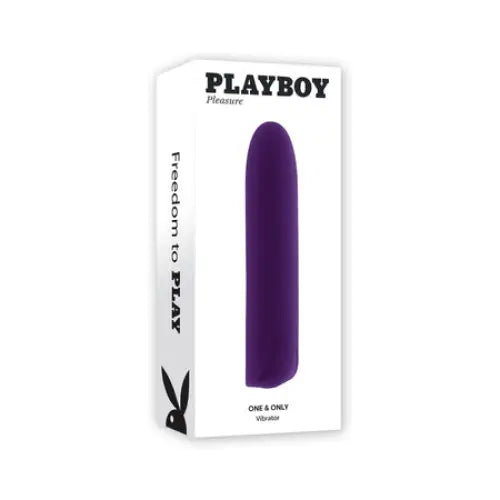 Playboy One & Only Rechargeable Silicone Bullet Vibrator Acai - Vibrators and Massagers