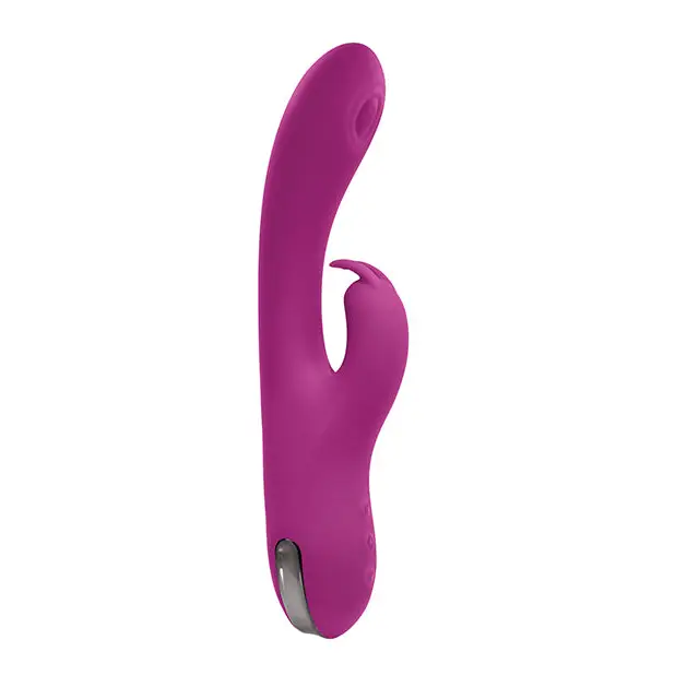 Playboy Thumper Rechargeable Tapping Silicone Dual Stimulation Vibrator Wild Star - Rabbit