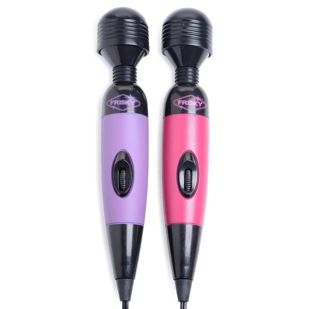 Frisky Wand Playful Pleasure Multi-speed Vibrating Wand at the Haus of Shag