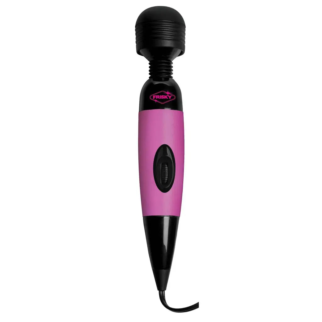 Frisky Wand Playful Pleasure Multi-speed Vibrating Wand at the Haus of Shag