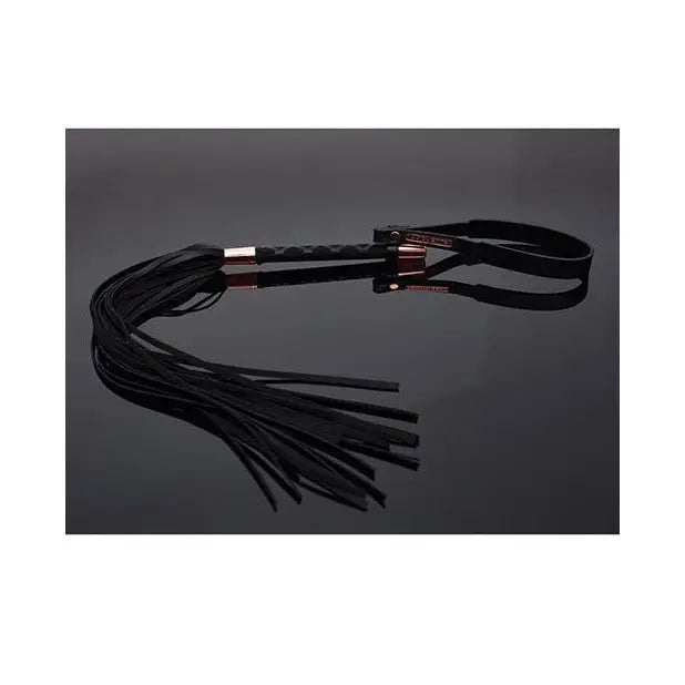 Coquette Whip Black Pleasure Collection Matte Finish Whip by Coquette at the Haus of Shag