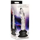 Pleasure Crystals 5.6 in. Glass Dildo with Silicone Base - 5.6 Inch - Realistic Dildo